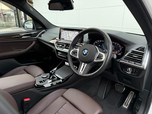 X3 M40i 全国2年保証付 サンルーフ ハーマン音響 ヴァーネスカレザーモカシート ハンドルヒータ シートエアコン 20AW 可変サス Mspブレーキ ACC ハンズオフアシスト HUD AppleCarPlay(7枚目)