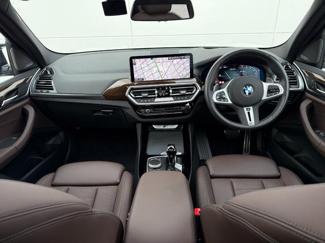 X3 M40i 全国2年保証付 サンルーフ ハーマン音響 ヴァーネスカレザーモカシート ハンドルヒータ シートエアコン 20AW 可変サス Mspブレーキ ACC ハンズオフアシスト HUD AppleCarPlay(19枚目)
