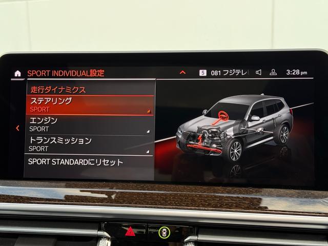 X3 xDrive 20d Mスポーツ 全国2年保証付 サンルーフ OP20インチAW セレクトP ヴァーネスカレザーブラック ハーマン音響 前後シートヒータ ACC ハンズオフアシスト HUD 地デジナビ ハンドルヒータ CarPlay(33枚目)
