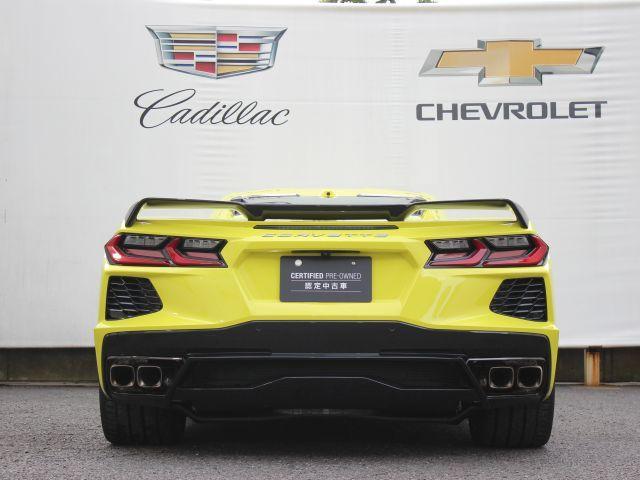 シボレーコルベット シルバーフレイムシリーズ 法人1オーナー 限定外装カラー アクセラレートイエローメタリック イエローブレーキキャリパー イエローシートベルト カーボンフラッシュペイントホイル(9枚目)