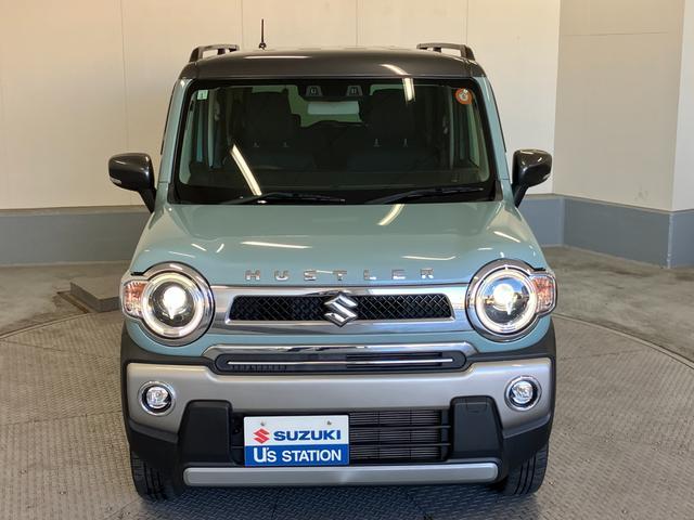 ハスラー Jスタイルターボ バックカメラ オートライト Bluetooth 純正ナビ プッシュスタート シートヒーター オートエアコン ETC 衝突被害軽減システム アイドリングストップ 横滑り防止機能 衝突安全ボディ(6枚目)