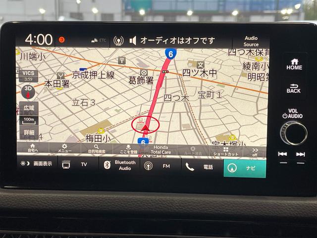 シビック e:HEV 純正メモリーナビ 前後ドライブレコーダー ホンダセンシング シートヒーター ブラインドスポットインフォメーション ワイヤレス充電(6枚目)