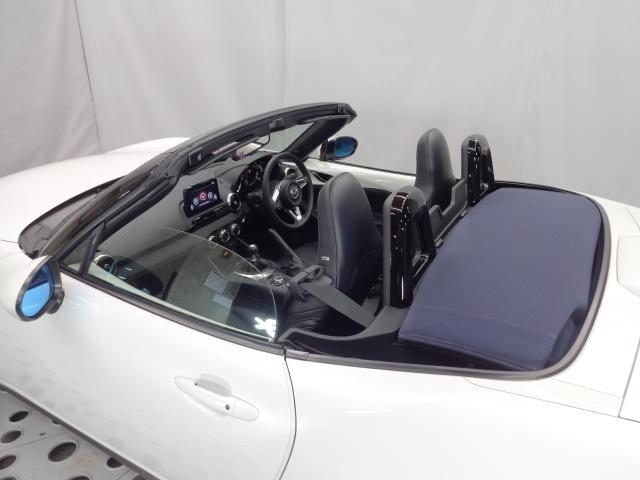 ロードスター 1.5 ネイビー トップ マツコネナビ 360°モニター ETC バックカメラ アドバンストSCBS BSM 車線逸脱警報システム 交通標識認識システム カープレイ フルセグTV 黒革シート 前席シートヒーター DVD再生(26枚目)