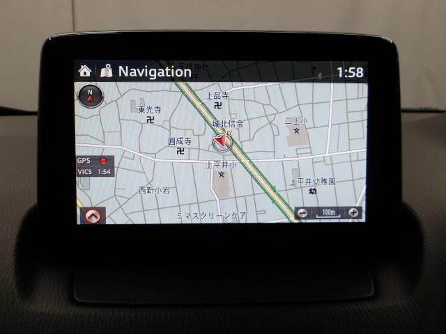 CX-3 1.5 XD Lパッケージ ディーゼルターボ マツダコネクトナビ ETC CD/DVD Bluetooth バックカメラ パワーシート シートヒーター オートライト ABS 車線逸脱 BSM MRCC 障害物センサー コーナーセンサー DSC(4枚目)