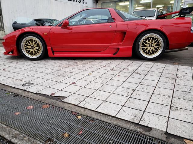 ＮＳＸ 　５速ＭＴ！エアロ！黒本革パワーシート！クル－ズコントロール！車高調！ＢＢＳアルミホイール♪ＭＯＭＯハンドル！ＰＨＡＳＥリアウィング！走行３．５万Ｋ♪ＡＬＰＨＡホーン！ＶＴＥＣ５速ＭＴ（22枚目）