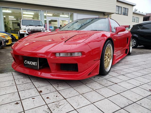 ＮＳＸ 　５速ＭＴ！エアロ！黒本革パワーシート！クル－ズコントロール！車高調！ＢＢＳアルミホイール♪ＭＯＭＯハンドル！ＰＨＡＳＥリアウィング！走行３．５万Ｋ♪ＡＬＰＨＡホーン！ＶＴＥＣ５速ＭＴ（68枚目）