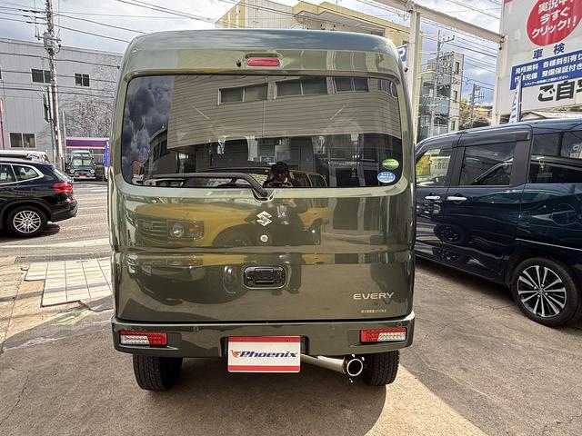 エブリイ ジョイン プラスライン前後バンパー・マフラー☆1オーナー☆リフトアップ☆サイバーナビ8インチ☆XTREMJ14インチアルミ☆木目調シートカバー☆ETC2.0☆フルセグTV☆前後ドラレコ☆Bluetooth☆(5枚目)