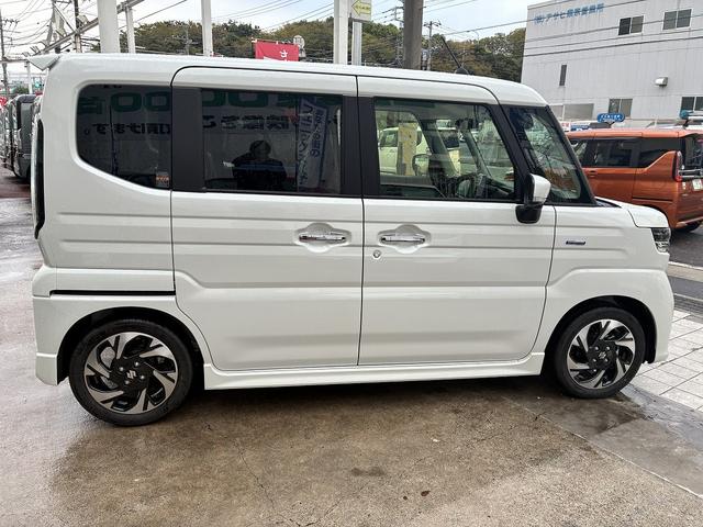 スペーシアカスタム ハイブリッドXSターボ 届出済未使用車☆ターボ☆スズキセーフティサポート☆全方位カメラ☆デュアルカメラブレーキサポートII☆純正9インチナビ☆フルセグTV☆ハーフレザーシート☆マルチユースフラップ☆ヘッドアップディスプレイ(6枚目)