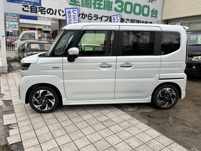 スペーシアカスタム ハイブリッドXSターボ 届出済未使用車☆ターボ☆スズキセーフティサポート☆全方位カメラ☆デュアルカメラブレーキサポートII☆純正9インチナビ☆フルセグTV☆ハーフレザーシート☆マルチユースフラップ☆ヘッドアップディスプレイ(75枚目)