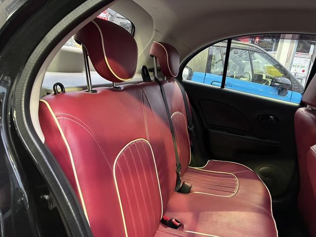 ビュート 12ST 光岡車☆オプション専用ウッド×赤革インパネ☆ストラーダSDナビ☆フルセグTV☆DVD再生☆ルームミラー型前後ドラレコ☆ETC☆赤革シートカバー☆禁煙車☆キーレスキー☆(76枚目)