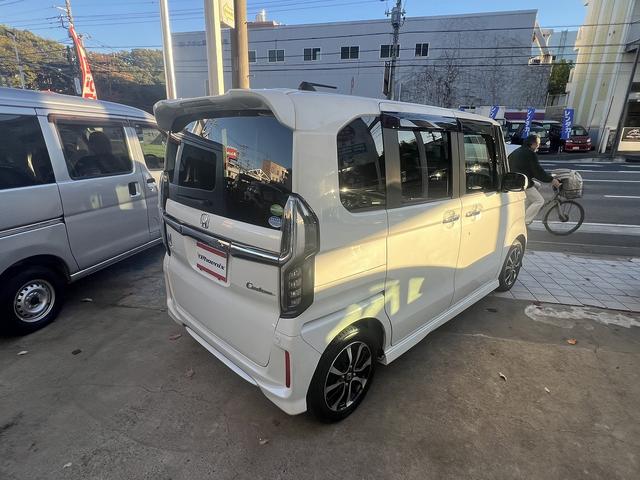 N-BOXカスタム G・Lホンダセンシング 禁煙車!8インチデカSDナビ!フルセグ!バックカメラ!前後ドラレコ!Blue tooth!2.0ETC!ホンダセンシング!レーンキープ!アダクティブレーダー!シートヒーター!左側パワースライドドア(77枚目)