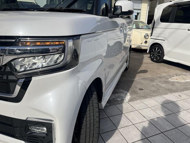 N-BOXカスタム Lターボ 禁煙車!8インチSDナビ!10インチ後席モニター!フルセグ!バックカメラ!Blue tooth!ホンダセンシング!アダクティブレーダークルーズ!前席シートヒーター!ハーフレザーシート!両側電動スライド(9枚目)