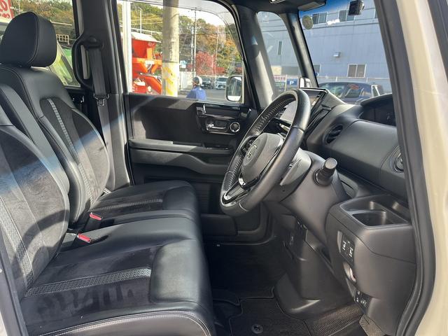 N-BOXカスタム Lターボ 禁煙車!8インチSDナビ!10インチ後席モニター!フルセグ!バックカメラ!Blue tooth!ホンダセンシング!アダクティブレーダークルーズ!前席シートヒーター!ハーフレザーシート!両側電動スライド(49枚目)