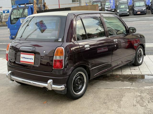 ミラジーノ ジーノ　禁煙車！ストラーダメモリーナビ！Ｂｌｕｅ　ｔｏｏｔｈ！前後メッキバンパー！メッキリング１３インチホイール！ローダウン！ウッドコンビハンドル！ウッドパネル！キーレス！２トーンカラー！（7枚目）