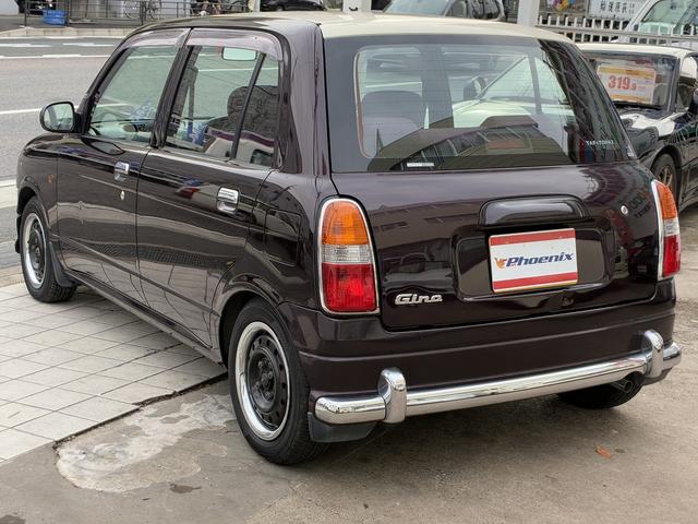 ミラジーノ ジーノ　禁煙車！ストラーダメモリーナビ！Ｂｌｕｅ　ｔｏｏｔｈ！前後メッキバンパー！メッキリング１３インチホイール！ローダウン！ウッドコンビハンドル！ウッドパネル！キーレス！２トーンカラー！（10枚目）