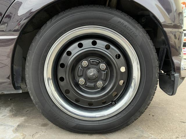 ミラジーノ ジーノ　禁煙車！ストラーダメモリーナビ！Ｂｌｕｅ　ｔｏｏｔｈ！前後メッキバンパー！メッキリング１３インチホイール！ローダウン！ウッドコンビハンドル！ウッドパネル！キーレス！２トーンカラー！（13枚目）