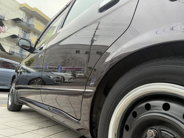 ミラジーノ ジーノ　禁煙車！ストラーダメモリーナビ！Ｂｌｕｅ　ｔｏｏｔｈ！前後メッキバンパー！メッキリング１３インチホイール！ローダウン！ウッドコンビハンドル！ウッドパネル！キーレス！２トーンカラー！（54枚目）