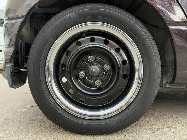 ミラジーノ ジーノ　禁煙車！ストラーダメモリーナビ！Ｂｌｕｅ　ｔｏｏｔｈ！前後メッキバンパー！メッキリング１３インチホイール！ローダウン！ウッドコンビハンドル！ウッドパネル！キーレス！２トーンカラー！（76枚目）