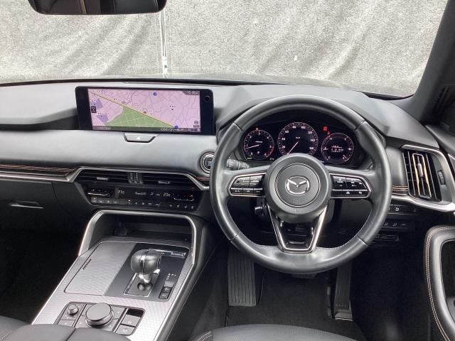 ＣＸ－６０ ３．３　ＸＤハイブリッド　エクスクルーシブ　スポーツ　ディー　３６０°モニター　レーダークルーズ　ＢＯＳＥスピーカー　２０インチアルミ　２カメラドライブレコーダー　黒本革シート　ベンチレーション　パーキングセンサー　パワーリフトゲート　レーンアシスト　ワンオーナ（2枚目）