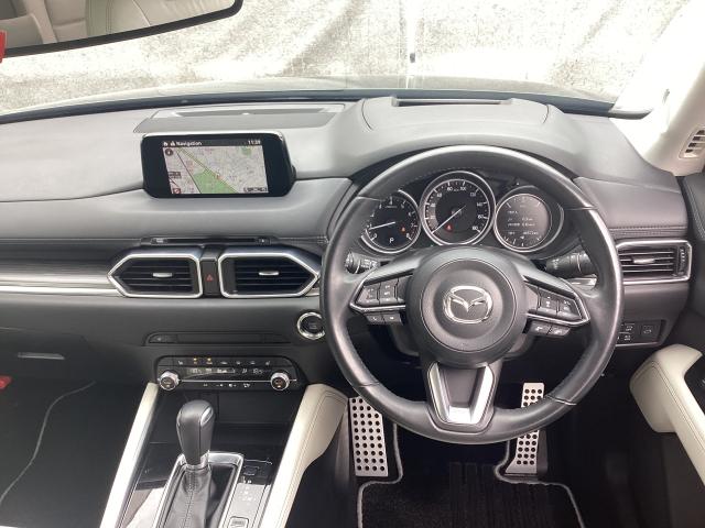 CX-5 2.5 25S Lパッケージ 2WD レーダークルーズ バックカメラ 白本革シート 前席電動シート シートヒーター LEDヘッドライト フォグランプ CDDVDTV パーキングセンサー パワーリフトゲート AAC ETC付き PS(2枚目)