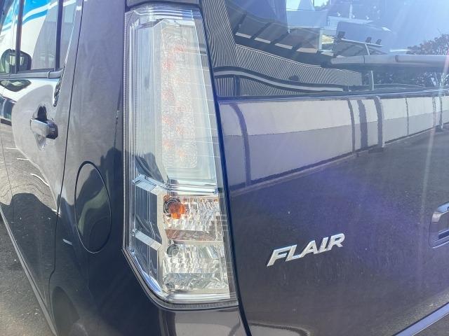 フレア 660 HS 2WD CVT オートエアコン ワンセグ付メモリーナビ CDDVDTV ハロゲンライト ウインカーミラー 14インチアルミ アクリルバイザー 衝突軽減ブレーキ 記録簿 ナビTV 1オーナー PS PW(28枚目)