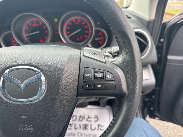 アテンザスポーツ 25S 禁煙車 メモリーナビ ワンセグ Bluetooth接続 DVD CD クルーズコントロール HID ETC アドバンストキー プッシュスタート 横滑り防止装置 FRスポイラー AW タイミングチェーン(18枚目)