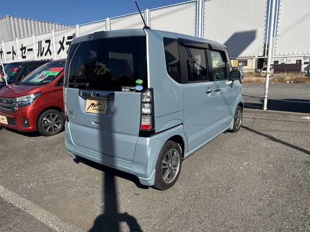 Ｎ－ＢＯＸ Ｇ　ターボＳＳパッケージ　禁煙車　前後ドライブレコーダー　ＳＤナビ　バックカメラ　ＣＤ　両側パワースライドドア　ＨＩＤ　ＥＴＣ　クルーズコントロール　横滑り防止装置　ステリングシフトスイッチ　純正１４ＡＷ　タイミングチェーン（7枚目）