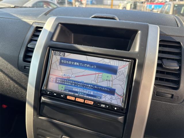 エクストレイル 20Xtt 禁煙車 SDナビ バックカメラ フルセグ Bluetooth接続 DVD シートヒーター HID ETC インテリキー 純正18インチAW タイミングチェーン(14枚目)