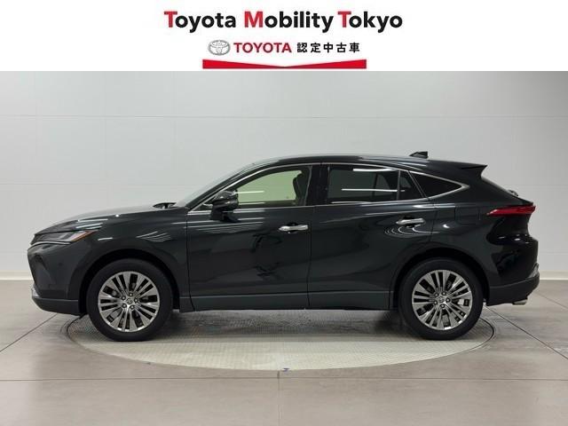 ハリアー Ｚ　盗難防止　運転席パワーシート　地デジ　横滑防止装置　リアビューカメラ　ヘッドライトＬＥＤ　アルミホイール　点検記録簿　Ｗエアバッグ　キーレス　ドラレコ付き　スマートキ－　サイドエアバッグ　エアコン（3枚目）