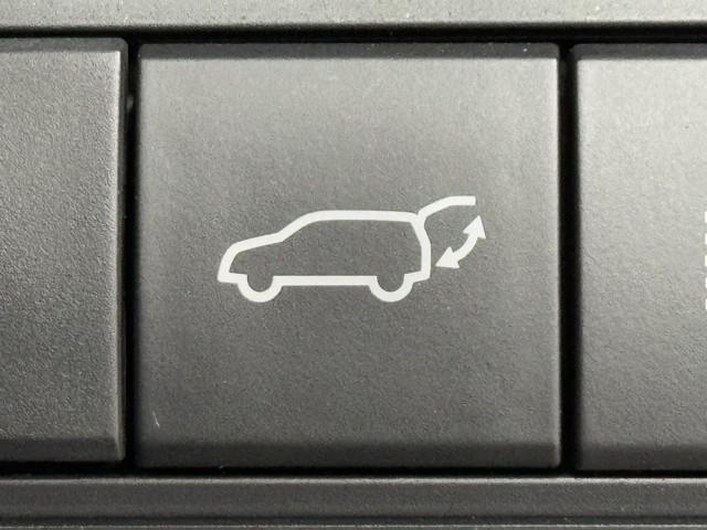 電動式バックドアです。　荷物を持ったままでもボタン一つで自動的に開け閉めできるので便利ですよ。　挟み込み防止機能も付いていますのでお子様の手や荷物を挟み込むのを防いでくれますよ。