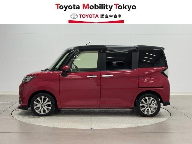 タンク カスタムG-T スマキ- 地上デジタル アルミホイル 踏み間違い防止装置 両側電動ドア LEDヘッドライト クルコン リアカメラ 横滑り防止装置 ETC キーレス ドライブレコーダー TVナビ オートエアコン DVD(3枚目)