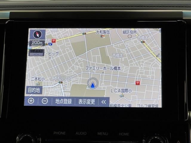 アルファード 2.5S タイプゴールドIII ナビTV フルセグテレビ TSS BM クルコン AC100V電源 LEDヘッドライト ドライブレコーダー ETC オートエアコン ダブルエアコン パワステ キーレス スマートキー 横滑り防止装置(5枚目)