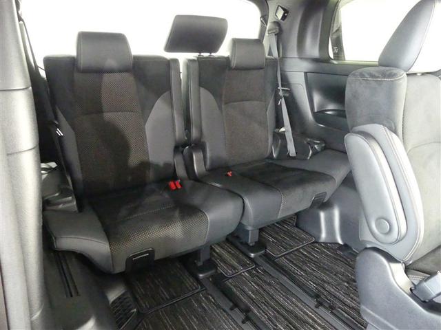 ヴェルファイア 2.5Z ゴールデンアイズ フルセグ メモリーナビ 後席モニター バックカメラ 衝突被害軽減システム ETC 両側電動スライド LEDヘッドランプ フルエアロ 3列シート ワンオーナー DVD再生 ミュージックプレイヤー接続可(16枚目)