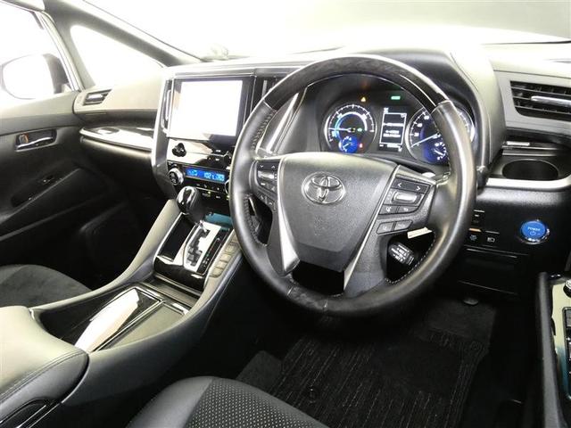 アルファードハイブリッド S タイプゴールド 4WD フルセグ メモリーナビ 後席モニター バックカメラ ドラレコ 衝突被害軽減システム ETC 両側電動スライド LEDヘッドランプ 3列シート DVD再生 ミュージックプレイヤー接続可 記録簿(4枚目)