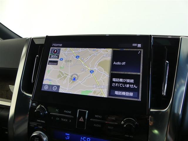 アルファード 3.5エグゼクティブラウンジS 革シート サンルーフ 4WD フルセグ メモリーナビ 後席モニター バックカメラ 衝突被害軽減システム ETC 両側電動スライド LEDヘッドランプ 3列シート ワンオーナー DVD再生 乗車定員7人(9枚目)