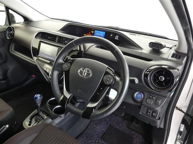 アクア Ｇ　ワンセグ　メモリーナビ　バックカメラ　ドラレコ　衝突被害軽減システム　ＥＴＣ　ワンオーナー　ミュージックプレイヤー接続可　記録簿　オートクルーズコントロール　ナビ＆ＴＶ　ＣＤ　盗難防止装置　キーレス（2枚目）