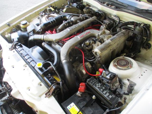 ソアラ 2.0GT-ツインターボ 純正5速マニュアル車 エアコン パワステ パワーウインド 純正オーディオ シルキーエレガントトーニングリペイント済 純正エアロパーツ エンジンオーバーホール タイベル交換 純正イエローフォグランプ(41枚目)