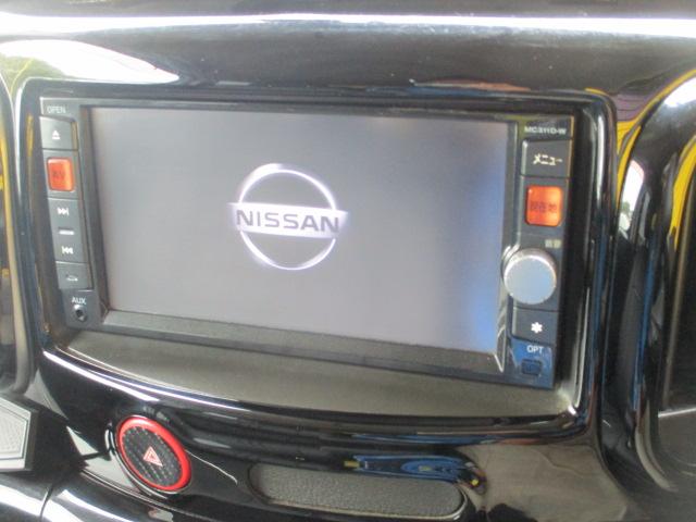 キューブ ライダー 純正HDDナビ フルセグ バックカメラ Bluetooth 革調シートカバー LEDヘッドライト 室内灯LED プッシュスタートスマートキー ビルトインETC WORK16インチAW ローダウンサス(11枚目)