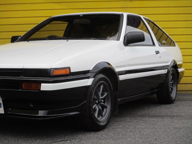 スプリンタートレノ ＧＴ　ＡＰＥＸ　純正５速マニュアル　１６００　４ＡＧエンジン　ＲＳワタナベ１４インチＡＷ　ローダウン　アペックススポーツマフラー（32枚目）