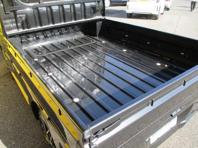 ハイゼットトラック ジャンボ 純正5速マニュアル車 パワーステアリング パワーウインド エアコン キーレス カロッツェリアオーディオ 純正LEDヘッドライト フォグランプ 社外エアロパーツ 社外16インチAW ワンオーナー車(37枚目)