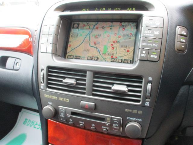 セルシオ eR仕様 純正ナビ バックカメラ サンルーフ 黒革エアーシート パワーシート 電動リヤサンシェード オートクルーズコントロール HIDヘッドライト イエローフォグランプ 純正18インチAW ビルトインETC(22枚目)