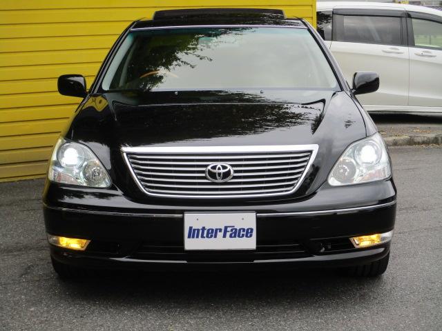 セルシオ eR仕様 純正ナビ バックカメラ サンルーフ 黒革エアーシート パワーシート 電動リヤサンシェード オートクルーズコントロール HIDヘッドライト イエローフォグランプ 純正18インチAW ビルトインETC(44枚目)