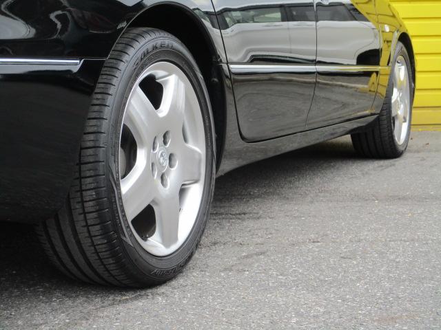 セルシオ eR仕様 純正ナビ バックカメラ サンルーフ 黒革エアーシート パワーシート 電動リヤサンシェード オートクルーズコントロール HIDヘッドライト イエローフォグランプ 純正18インチAW ビルトインETC(52枚目)