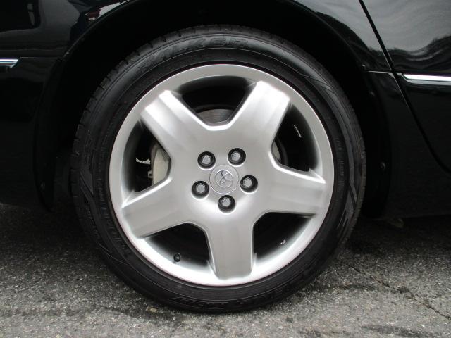 セルシオ eR仕様 純正ナビ バックカメラ サンルーフ 黒革エアーシート パワーシート 電動リヤサンシェード オートクルーズコントロール HIDヘッドライト イエローフォグランプ 純正18インチAW ビルトインETC(60枚目)