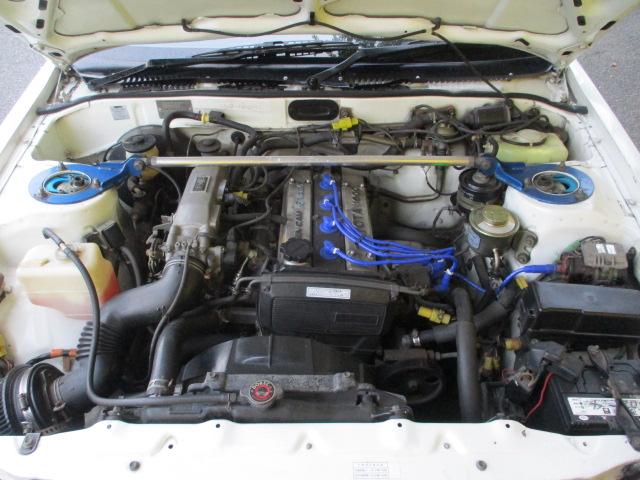 カリーナ ＧＴ－Ｒ　純正５速マニュアル車　４Ａ－ＧＥＵエンジン　タコアシ　ＦＧＫマフラー　ストラットタワーバー　トヨタ１５インチＡＷ　ローダウン　社外ステアリング　純正ステアリング有　ドライブレコーダー　ＥＴＣ（48枚目）