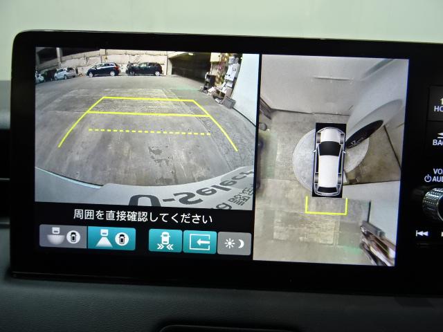ヴェゼル e:HEVZ HondaSENSING 前後ドラレコ メモリーナビ 全周囲カメラ シートヒーター BSI ETC パドルシフト ドアバイザー ワンオーナー 衝突回避支援ブレーキ機能 パノラミックビューモニター 禁煙(4枚目)