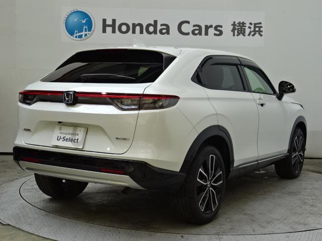 ヴェゼル e:HEVZ HondaSENSING 前後ドラレコ メモリーナビ 全周囲カメラ シートヒーター BSI ETC パドルシフト ドアバイザー ワンオーナー 衝突回避支援ブレーキ機能 パノラミックビューモニター 禁煙(23枚目)