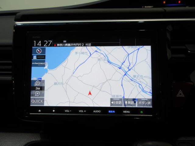 ステップワゴンスパーダ スパーダホンダセンシング 8人乗り ドラレコ メモリーナビ リアカメラ 後席モニター 両側電動スライドドア ETC2.0 Bluetooth パドルシフトワンオーナー 禁煙 LKA 盗難防止 助手席エアバッグ ワンオーナ-(3枚目)