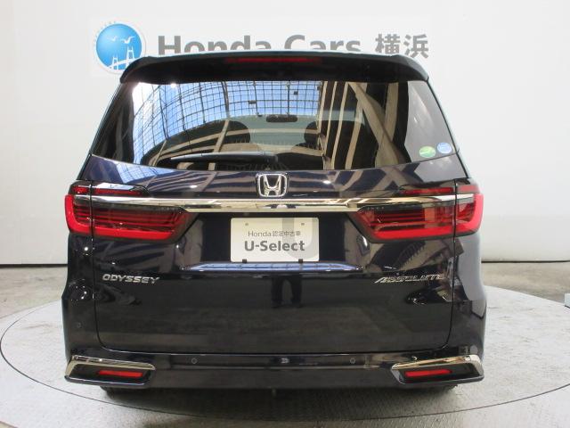 オデッセイ アブソルート 7人 HondaSENSING 前後ドラレコ メモリーナビ 全周囲カメラ フルセグTV ETC2.0 純正アルミ ワンオーナー 電動格納式ドアミラー Bluetooth音楽 緊急ブレーキ 半革シート(22枚目)