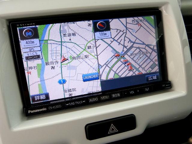 ハスラー G セットオプション装着車 社外ナビ フルセグTV スマートキー プッシュスタート アイドリングストップ シートヒーター 衝突安全ボディ 盗難防止システム オートエアコン 社外15インチアルミ ETC(14枚目)